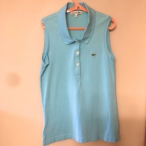 Lacoste Sleeveless Polo, Size 36 🐊